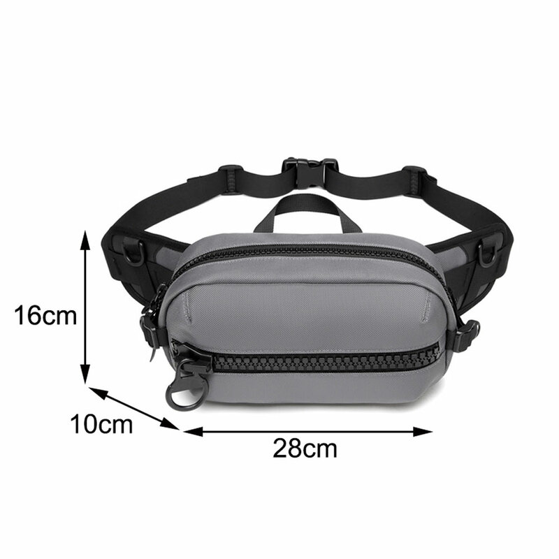 YIXIAO Fashion Men's Shoulder Bag Casual Sports Waist Fanny Packs  Chest Bag For Male Outdoor Travel Multifunction Crossbody Bag