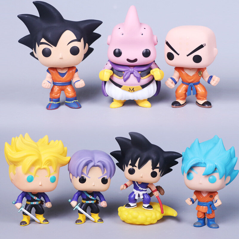 2018 Dragon Ball Toy Son Goku Action Figure Anime Super Vegeta Model Doll Pvc Collection Toys For Children Christmas Gifts