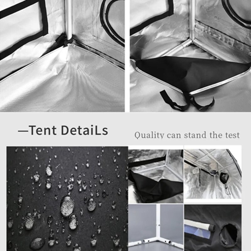 Grow Tent Growbox 600D Indoor Hydroponics Plants Growing Tent For Led Light Greenhouse Indoor  garden Seed Flower Plant Growing