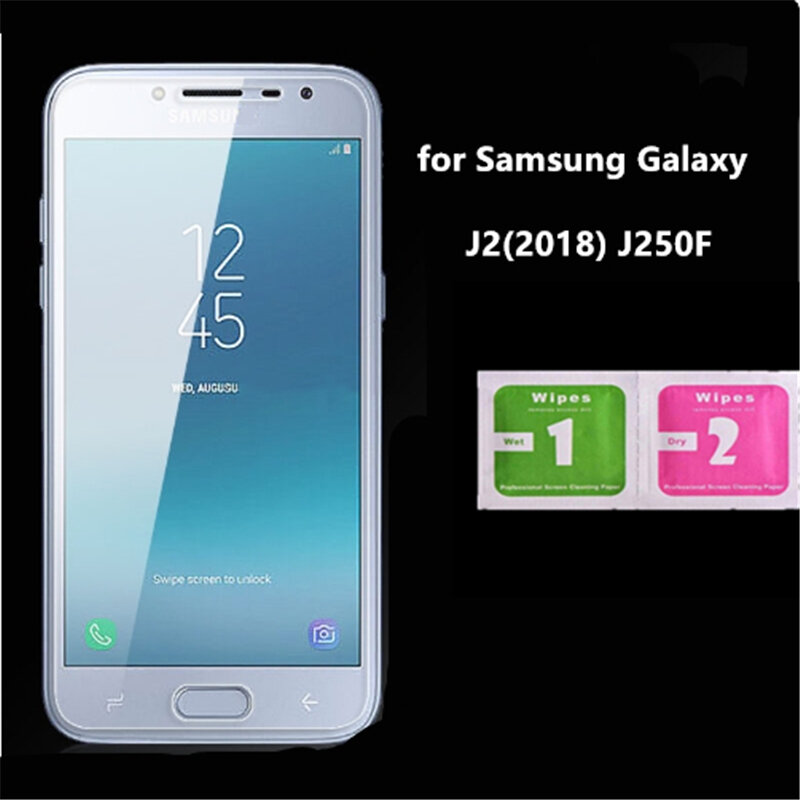 Verre trempé de qualité parfaite pour Samsung Galaxy J2 Pro 2018 protecteur d'écran couvercle verre de protection