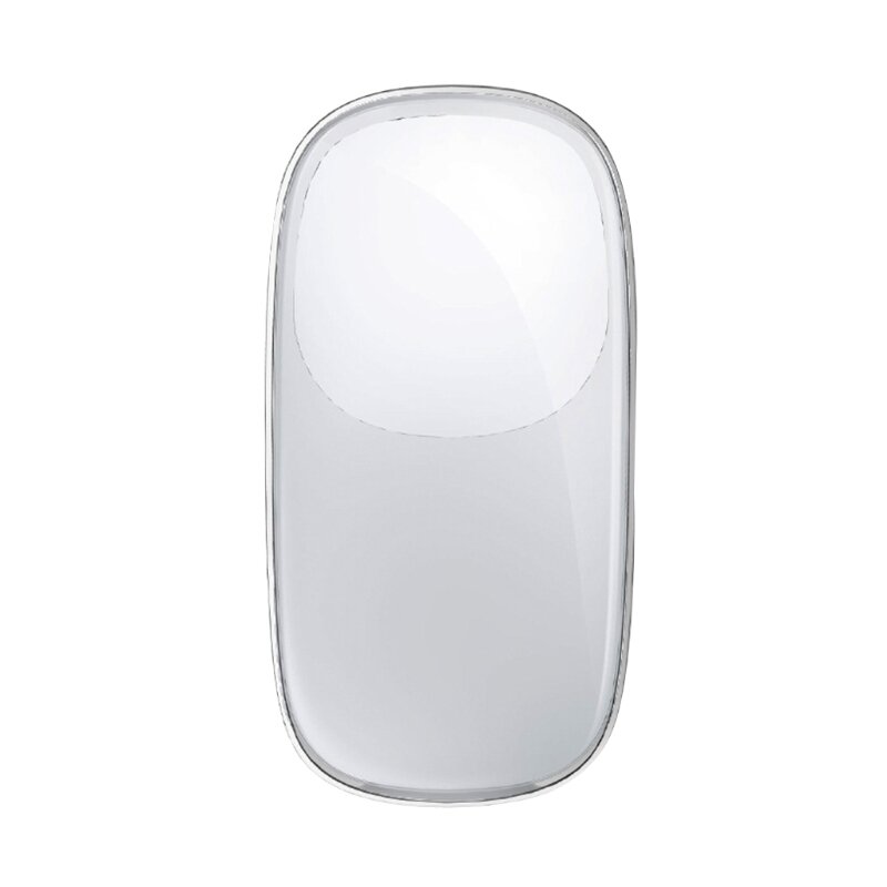 Transparent Soft Silicone Case Compatible for Magic Mouse 1 / 2 , Portable Protector Anti-Scratch Protective Skin Cover