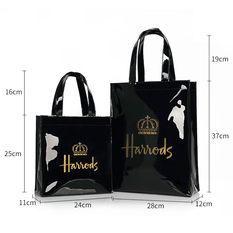 Принцесса Корона печати ПВХ многоразовый кошелек для покупок для женщин Экологичная летняя сумка-тоут пляжная сумка большая Повседневная Женская рабочая сумка
