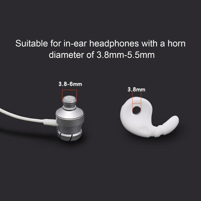 2 Buah Earphone In-Ear Cover Earbud Silikon Kait Telinga Pengganti untuk Headset JBL