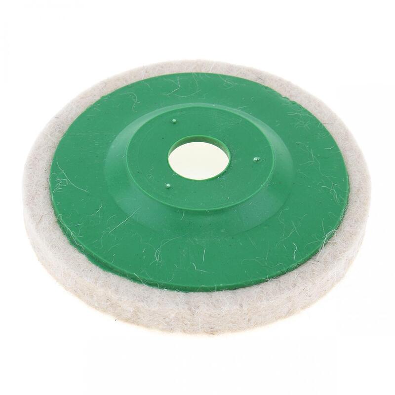 Precision Soft White Wool Polishing Plate Felt Wheel Polishing Disc Buffing Pads for Metal Glass Ceramics Polishing Grinding