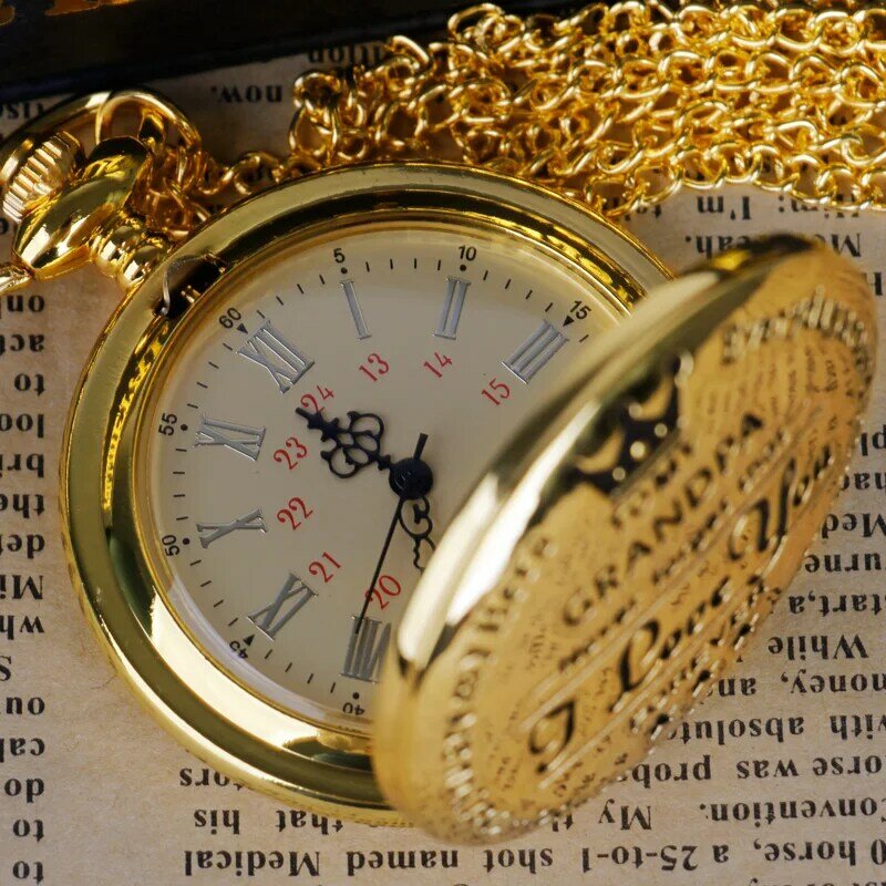 Наручные часы с цепочкой для моих дедушек, многократные модные роскошные уникальные часы из нержавеющей стали