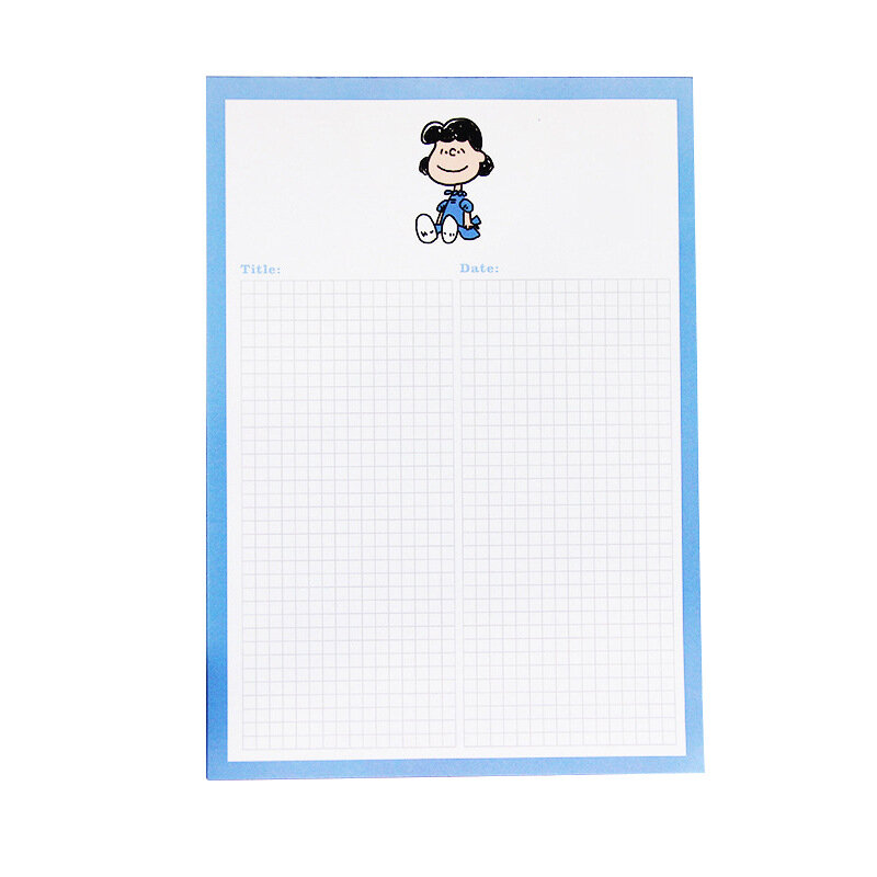30 시트 Ins 메모 패드 만화 귀여운 Kawaii Notepaper 참고 도서 귀여운 학교 용품 사무 용품 한국어 문구