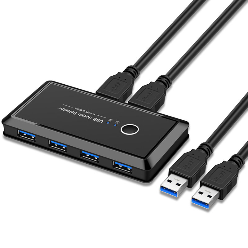 Kutwfi-USBスイッチ,3.0,2.0,HDMI,スイッチ,スプリッターアダプター,4ポート,キーボード,マウス,スキャナー用の複数のエキスパンダー
