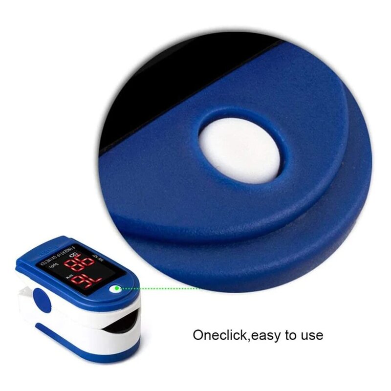 Blood Oxygen Monitor Led Display Bloed Zuurstof Vinger Pulse Digitale Vingertop Oximeter Zuurstofverzadiging Monitor Geen Batterij
