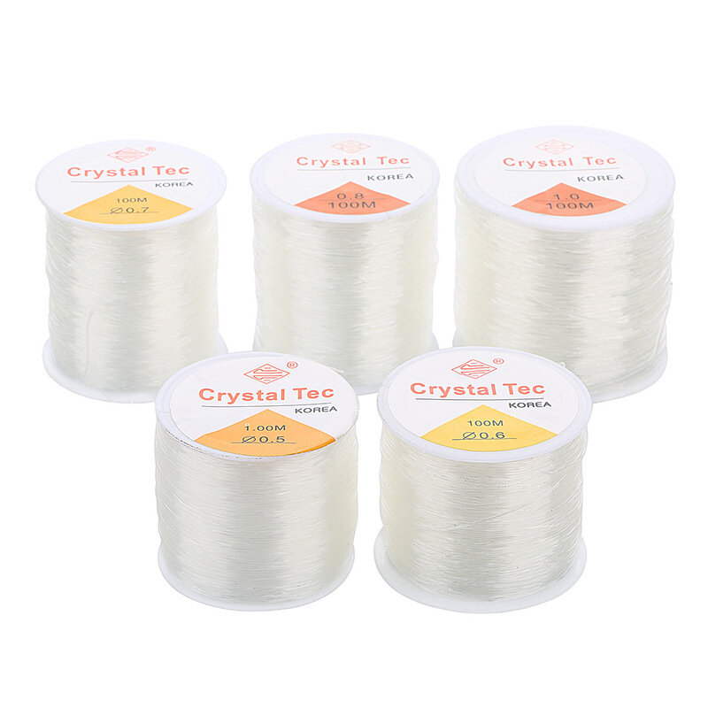 10Meter Plastic Kristal Lijn Diy Kralen Stretch Cords Touw Sieraden Maken Supplie Draad String Armband Ketting Draad