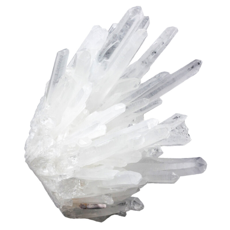 TUMBEELLUWA Natural Rock Quartz Cluster Geode Druzy Mineral Specimen Healing Crystal Decoration