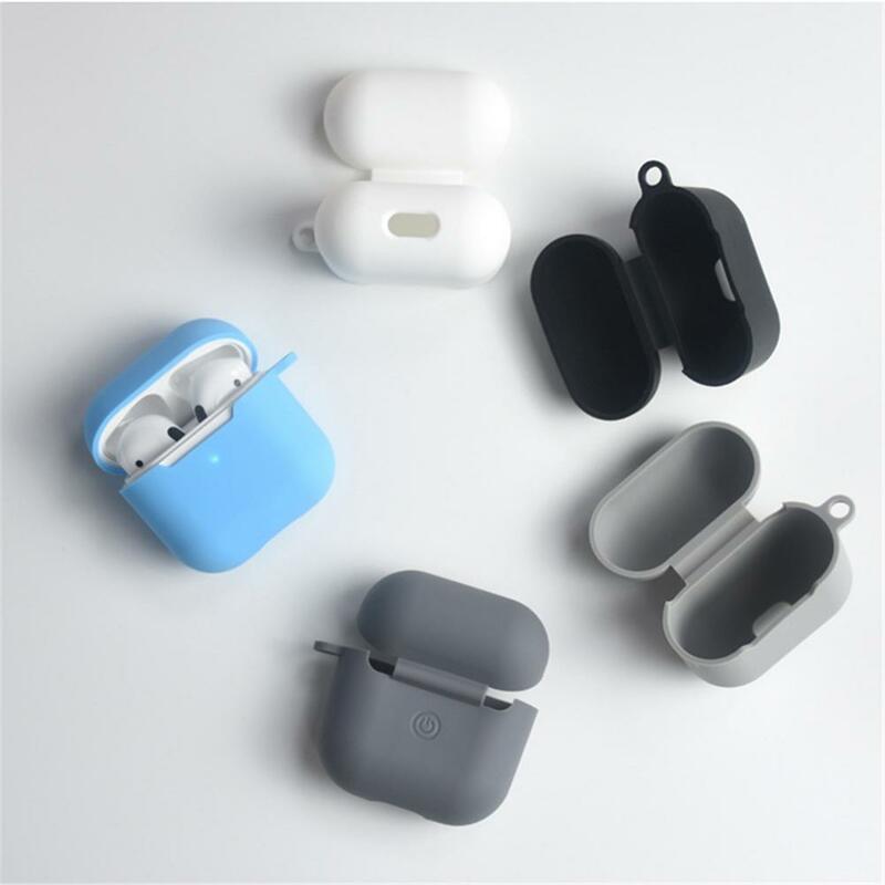 Casing earphone penutup kompatibel Bluetooth nirkabel silikon lunak tahan debu penutup pelindung untuk Pro 4 Dropshipping