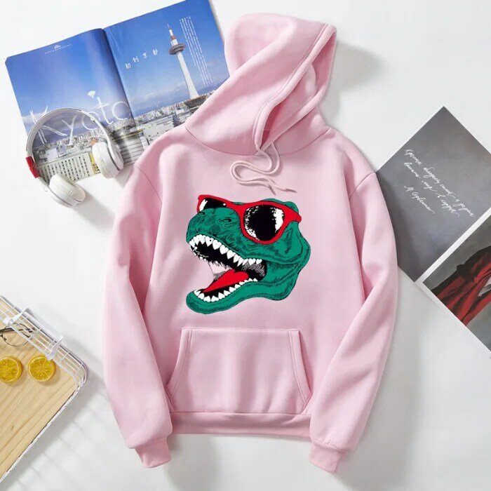 2020 Women Coat autumn spring Sweatshirts Hoodies animal crocodile alligator cayman Shirts Women men couple shirt S-3XL