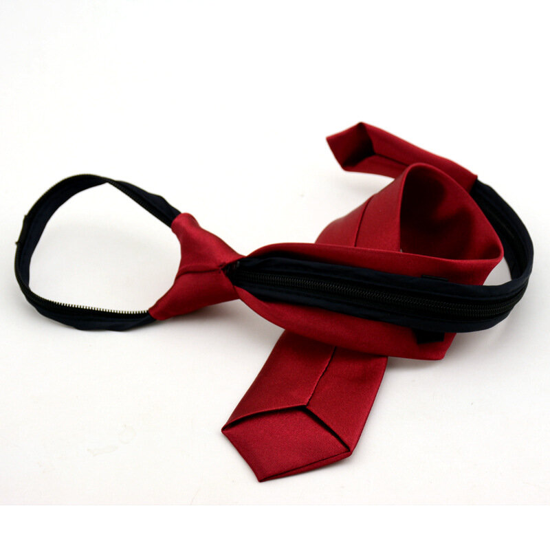 Fashion School krawat dla dzieci Solid Color łatwy w noszeniu dla dziewczynek chłopcy Kid wstępnie wiązany kolorowy regulowany cienki krawat prezent
