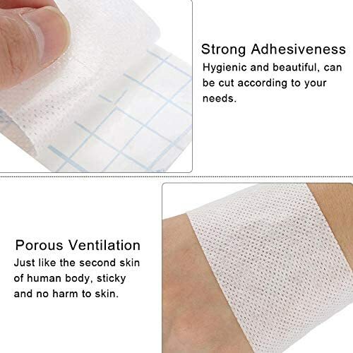 Plester perban fiksasi balutan luka antibakteri perekat kain lembut pelindung penyembuhan kulit plester nyaman non-tenun