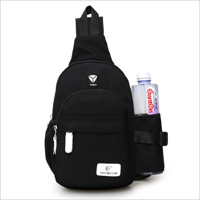 New Arrival Nylon Unisex Chest Pack Single Shoulder Strap Back Bag Crossbody Bags for Women Sling Shoulder Bag Travel Back Pack