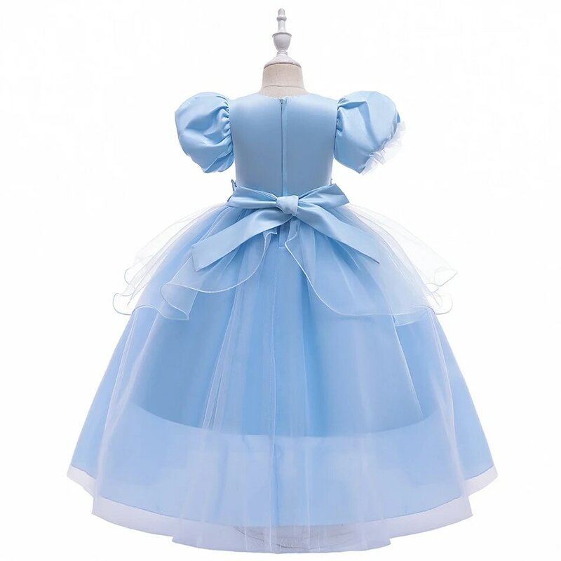 Платье Золушки для девочек, с пышными рукавами, От 3 до 10 лет