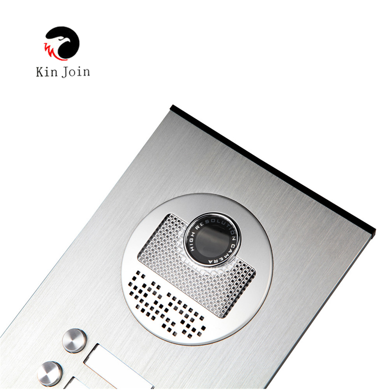6 apartamentos de vídeo timbre de edificio de apartamentos cámara de anillo con RFID llavero