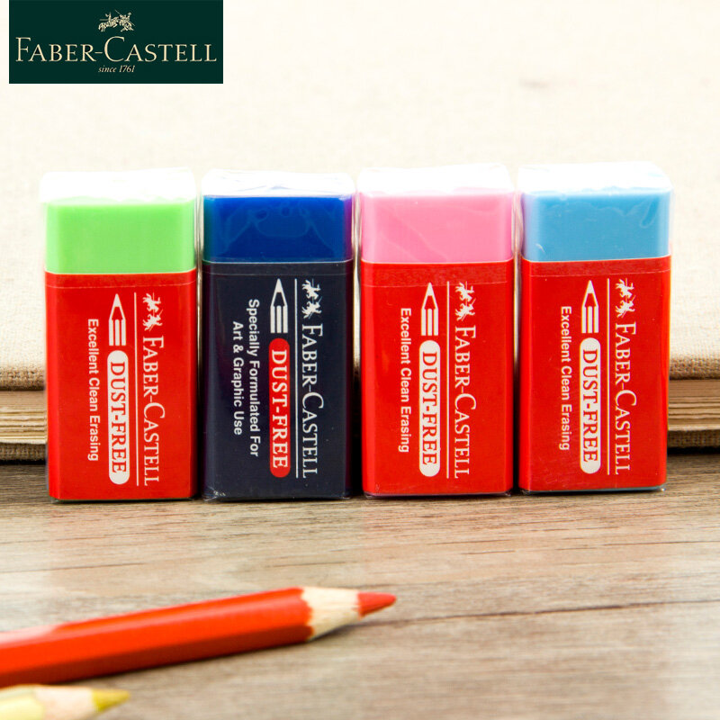 Faber Castell 187170 Art Sketch Writing Drawing Painting Rubber Erasers Exam Special Pencil Eraser For Kids Gift Stationery