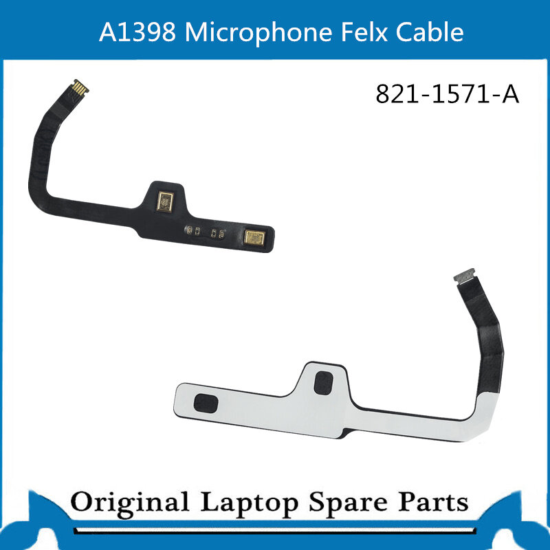 Original Microphone Flex Cable For Macbook Pro Retina A1398 821-4571-A 2012-2015