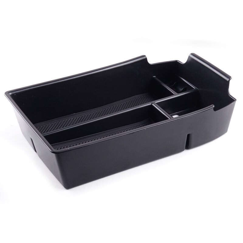 Black Car Center Console Armrest Storage Box Tray Organizer Plastic Fit for Hyundai Sonata 2020-2021