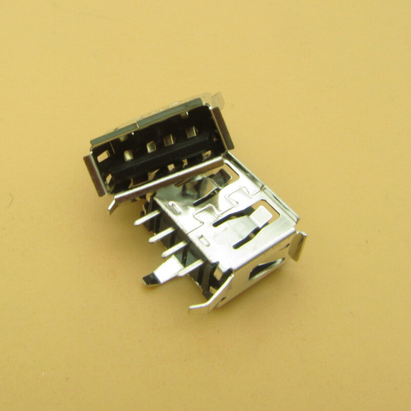 10 шт. в упаковке Тип плоский угол (180 градусов) муфтовый стыковочный USB PCB разъем, USB разъем 3 ноги + 4 pin ремонт Запчасти Запасная часть