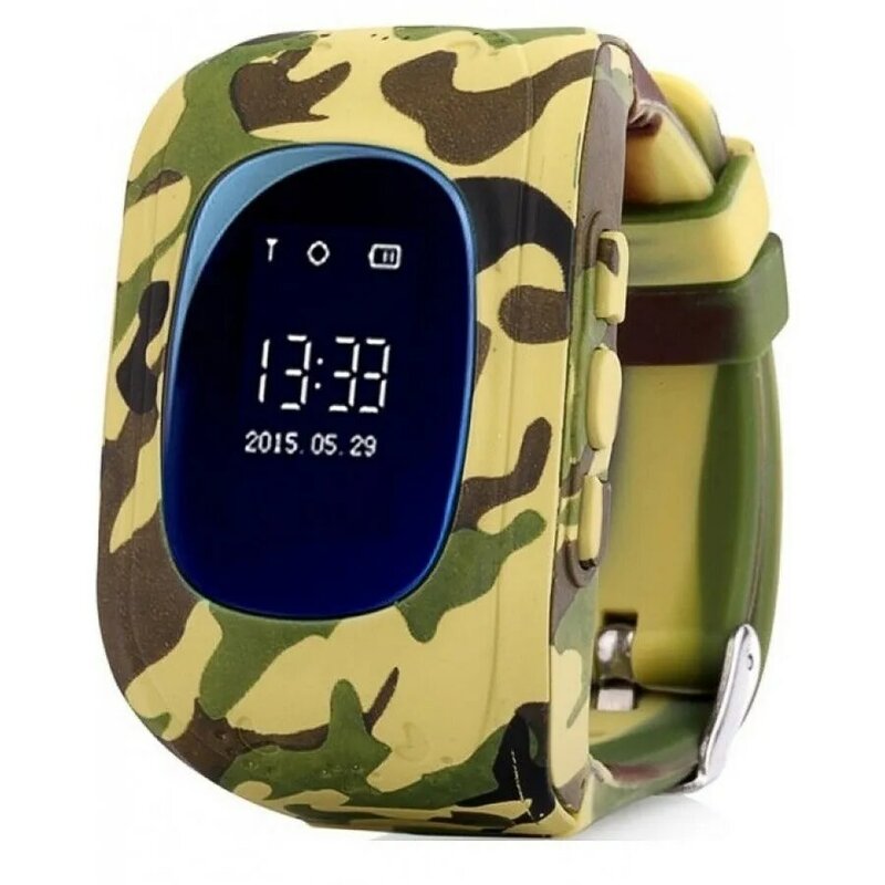 Bambini Smart Watch con Il Gps Carcam Q50 Woodland Camouflage