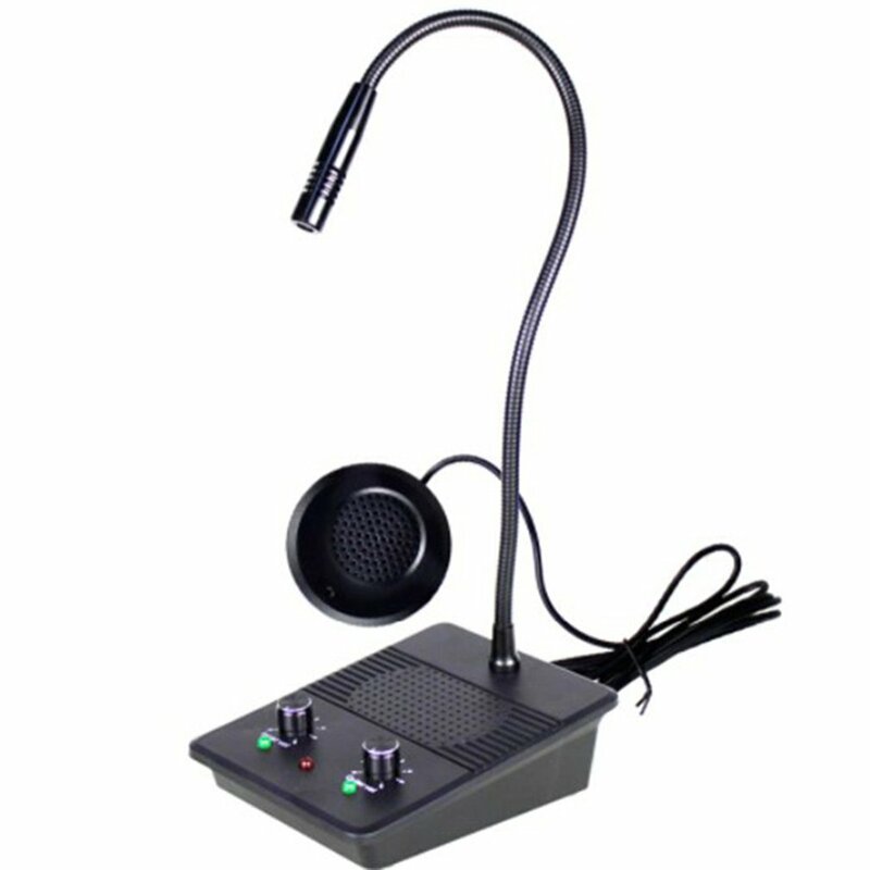Sistema de intercomunicación bidireccional con walkie-talkie para estación de tren, altavoz de ventana, altavoz de farmacia, alta claridad