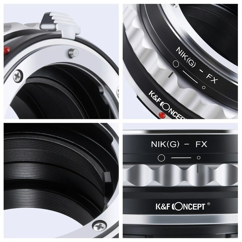 K & F Concept – bague d'adaptation d'objectif d'appareil photo, pour Nikon G Mount (to), pour Fujifilm Fuji FX X-Pro1 X-M1 X-A1 X-E1