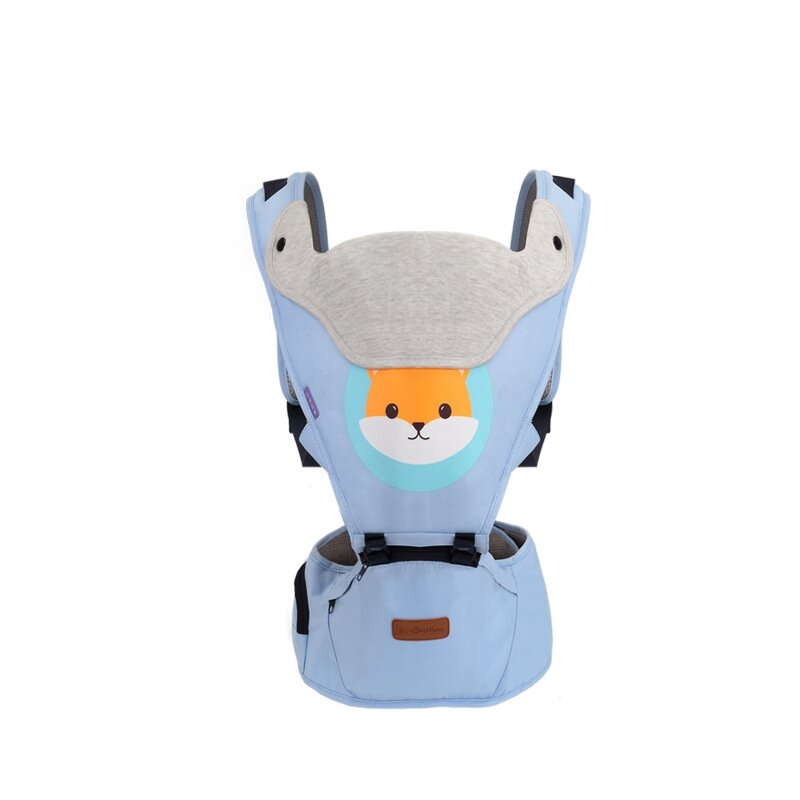 Portabebés ergonómico con diseño de dibujos animados para recién nacido, mochila de viaje con arnés, taburete de cintura con babero, canguro, de 3 a 36 meses