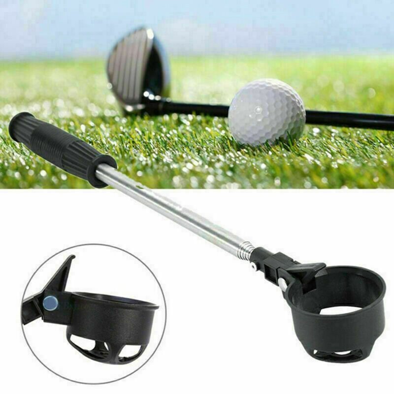 Hot Selling Golfball Scooper Antenna Stainless Steel Pick up Clubs Ball Pickup Maker Golf Accessories Golf