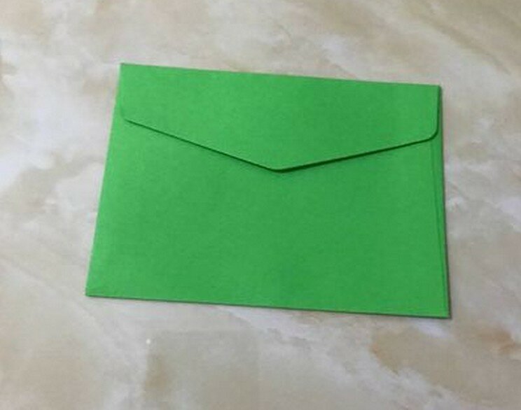 100 ピース/ロットキャンディーカラーミニ封筒diyの多機能クラフト紙封筒便箋ポスト学校素材