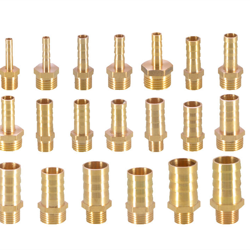 Raccord de tuyau en laiton BSP mâle, 4mm, 6mm, 8mm, 10mm, 12mm, 14mm, 16mm, 19mm, 20mm, 25mm, 1/8 ", 1/4", 3/8 ", 1/2", 1 "connecteur