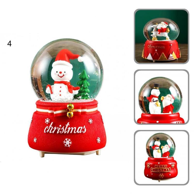 Wielofunkcyjna dekoracja na biurko 3D Cartoon Christmas Music Box Ornament Girl Gift