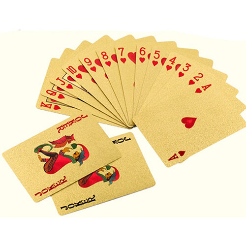 Роскошные золотые фольгированные карты для игры в покер, доллар, евро, клетчатый узор, вечерние держатели для игральных карт, подставка для ...