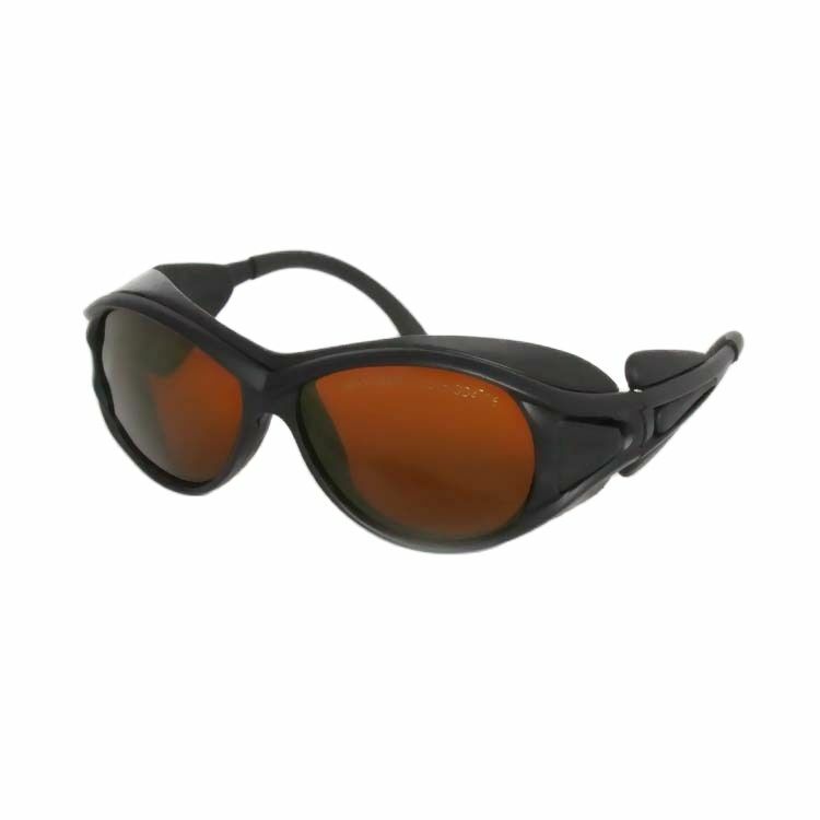 O.d 4 + nd: óculos de segurança do laser de yag 532 & 1064nm com pano e saco 190-540 & 900-1700nm o.d 4 + ce