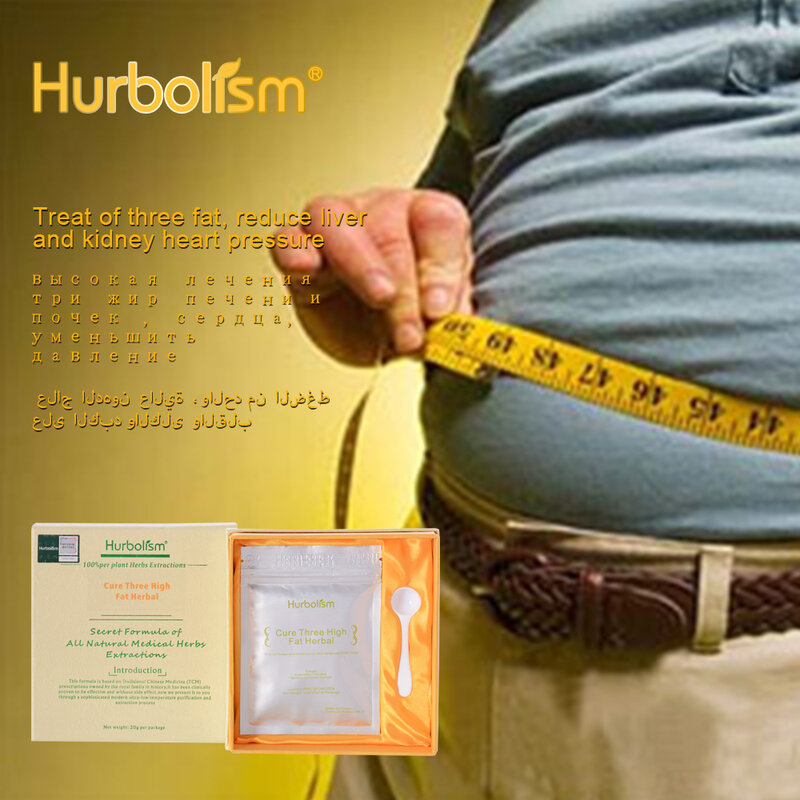 Новый порошок Hurbolism для лечения трех высоких жиров, уменьшения печенья и кровяного давления, лечения липидов в высокой крови и снижения уров...