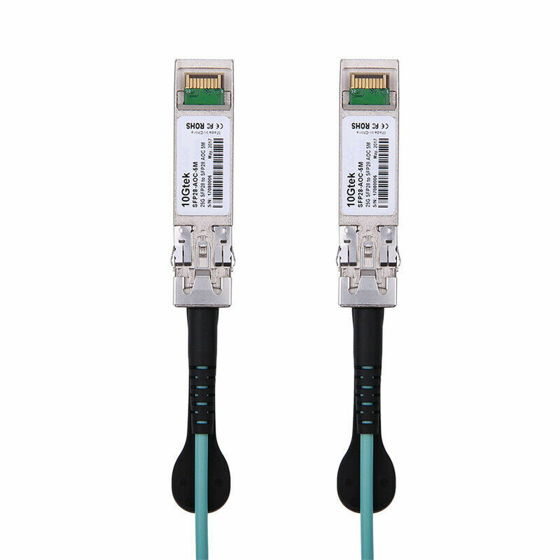 SFP28 – câble optique actif AOC, 25Gbps, 10 mètres, pour Cisco/Ubiquiti