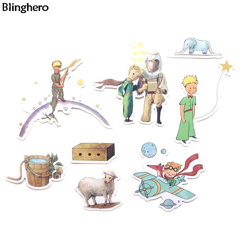 Blinghero-pegatinas de PVC de dibujos animados para monopatín, adhesivos de pared Kawaii para equipaje, 22 unids/set por juego, BH0079