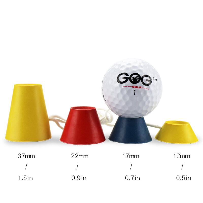 Camisetas de Golf 4 en 1 de diferentes alturas, camiseta de goma de invierno con cuerda, soporte para pelota de Golf, envío directo