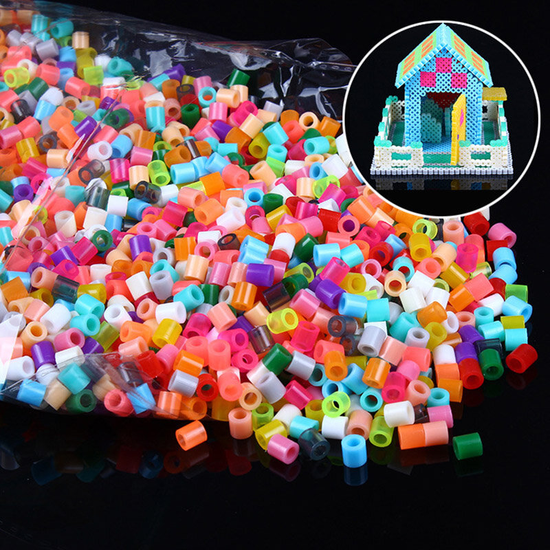Wholesale 10000pcs/lot Mixed color 5MM HIGHGRADE hama beads diy toy foodgrade hama fuse beads Puzzles