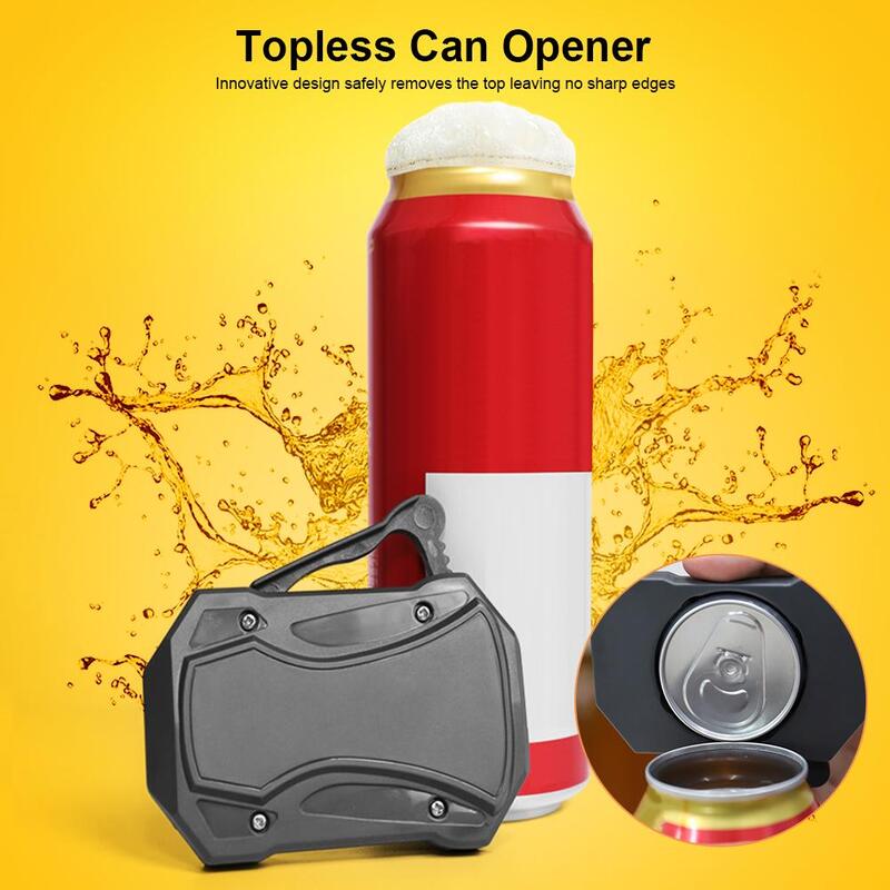 Go Altalena Universale di Sicurezza Topless Può Apri Il Modo Più Semplice Apriscatole Ez-Bevanda Apri di Bottiglia Apri Topless di Birra Può apri di Nuovo