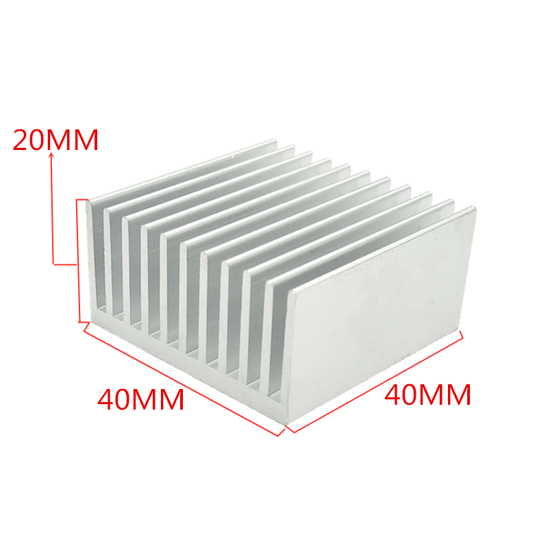 Extrudierten Aluminium Kühlkörper Für High Power LED IC Chip Kühler Kühler Kühlkörper Drop Schiff