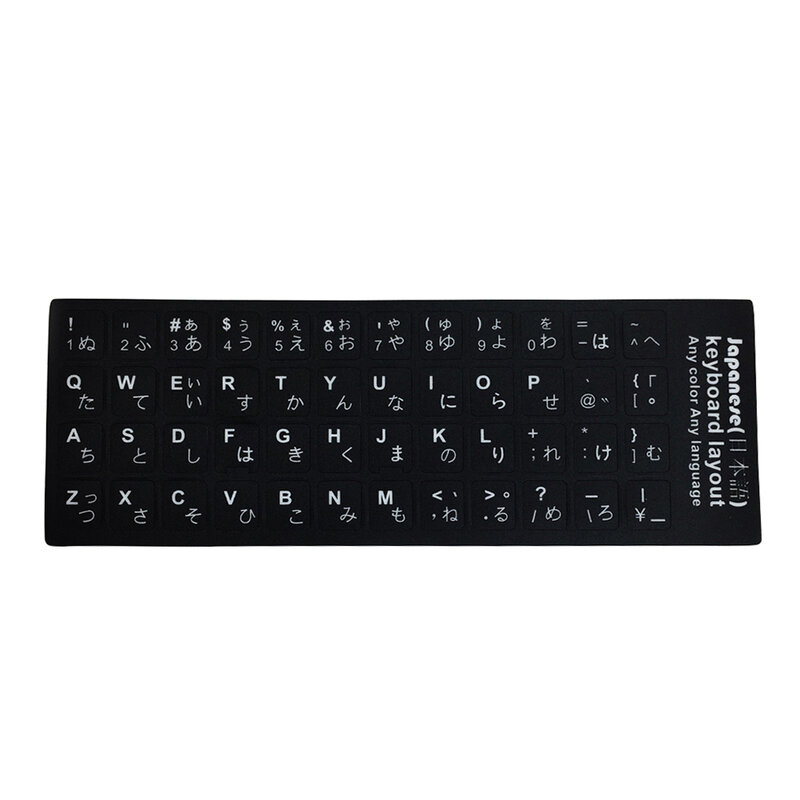Autocollant de clavier à Abrasion lettres anglaises, russes, japonaises et thaïlandaises, autocollants de disposition de clavier d'ordinateur portable