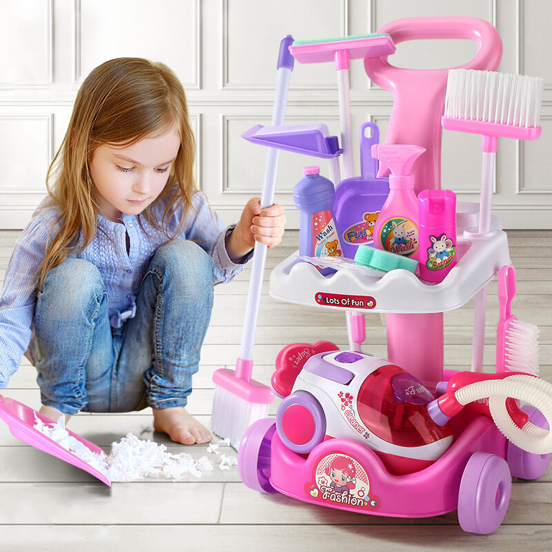 Kit per la pulizia del giocattolo per spazzare i bambini strumento per la  pulizia dell'aspirapolvere