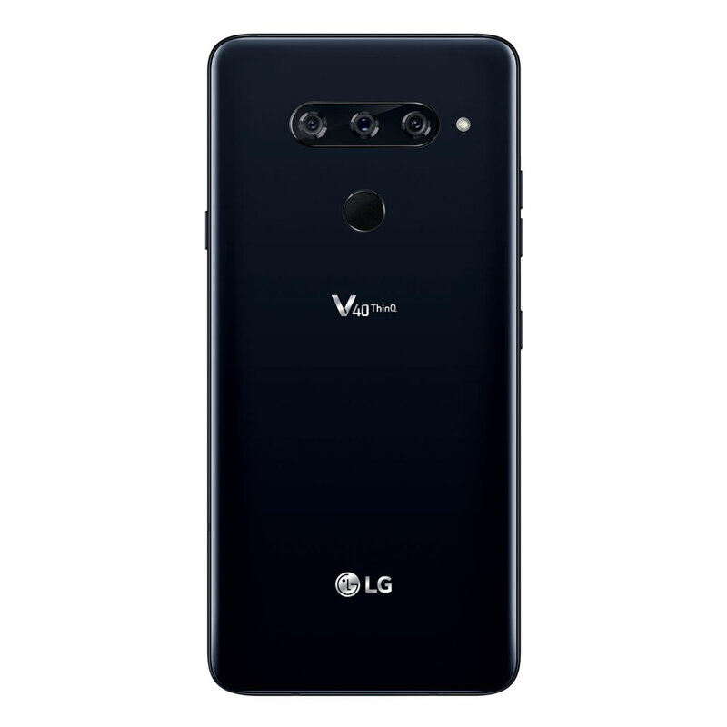 LG V40 thinq 4G LTE โทรศัพท์มือถือ6.4 ''6GB RAM 64GB/128GB ROM 16MP SINGLE/Dual SIM V405UA ลายนิ้วมือ V405EBW โทรศัพท์มือถือ