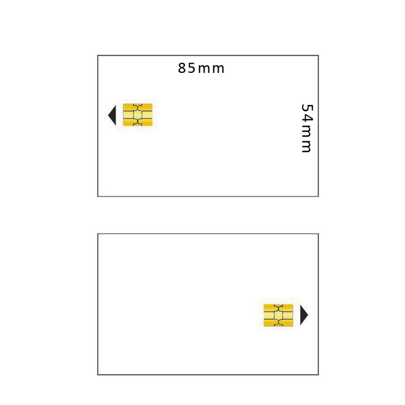 Tarjeta RFID de proximidad con Chip Sle4428/SLe4442, etiqueta de 0,76mm, tarjeta IC de contacto delgada
