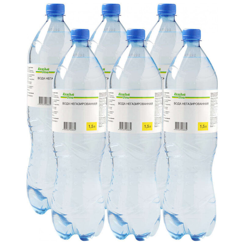 Lebensmittel Wasser/Säfte/Getränke Wasser Mineral wasser Каждый день 319663144