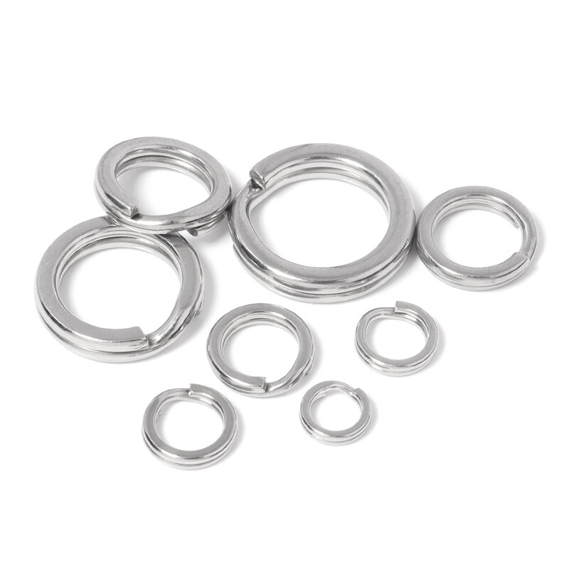 Louleur 316 Stainless Steel Keyring Split Ring Key Ring For Key Chain Keychain Diy Jewelry Making Sleutelhanger Key Rings