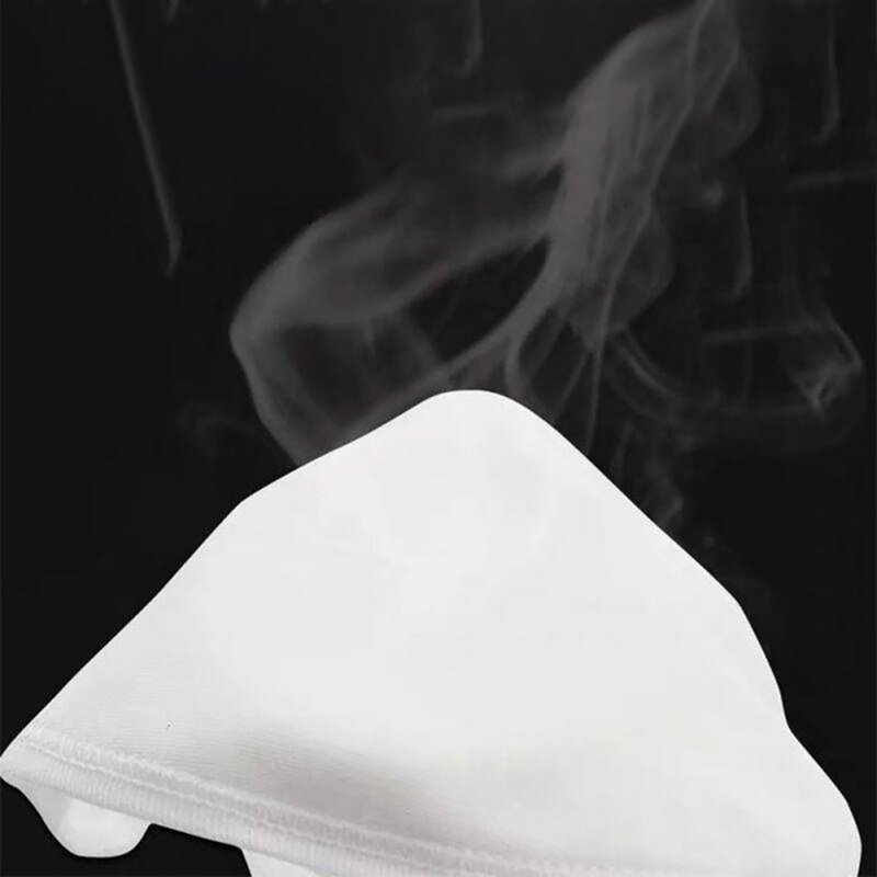 Masque facial en coton unisexe | Masque blanc respirant à deux couches, masque en coton Anti-poussière, masques de brouillard et de brume chauds