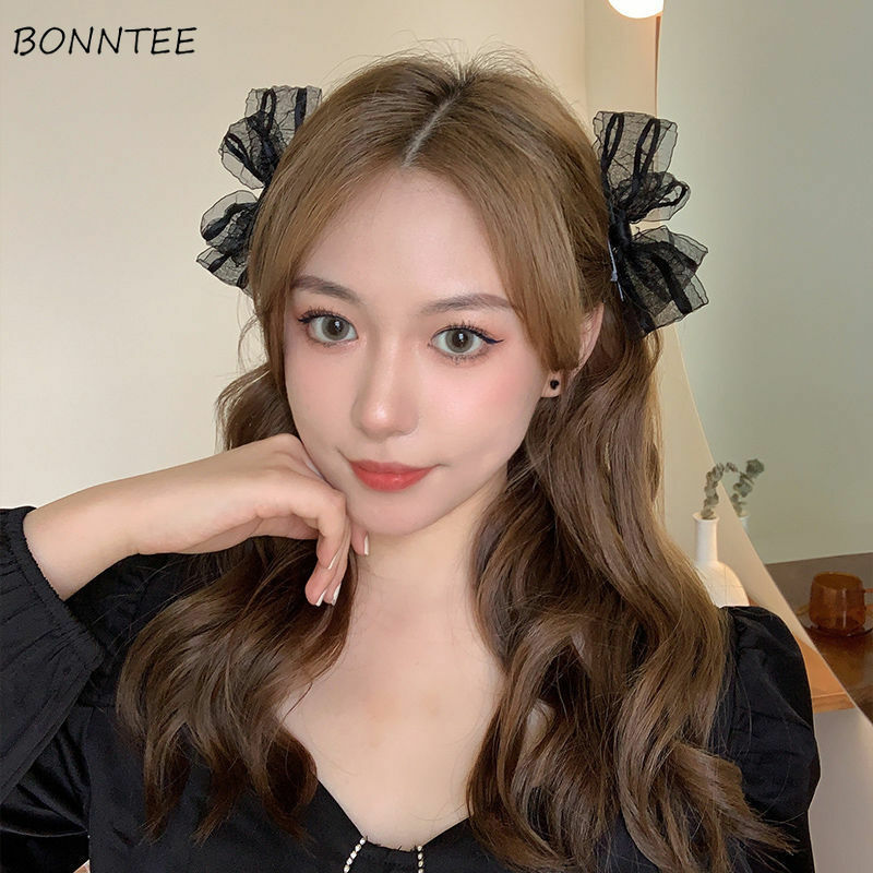 Copricapo donna Solid Student Fashion Princess Style Ulzzang Holiday Female Hair Clip Outdoor Casual Streetwear accessori dolci